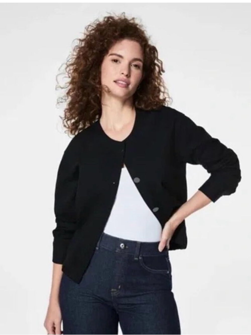 Spanx Women's Ponte Femme Bomber Jacket Size Large